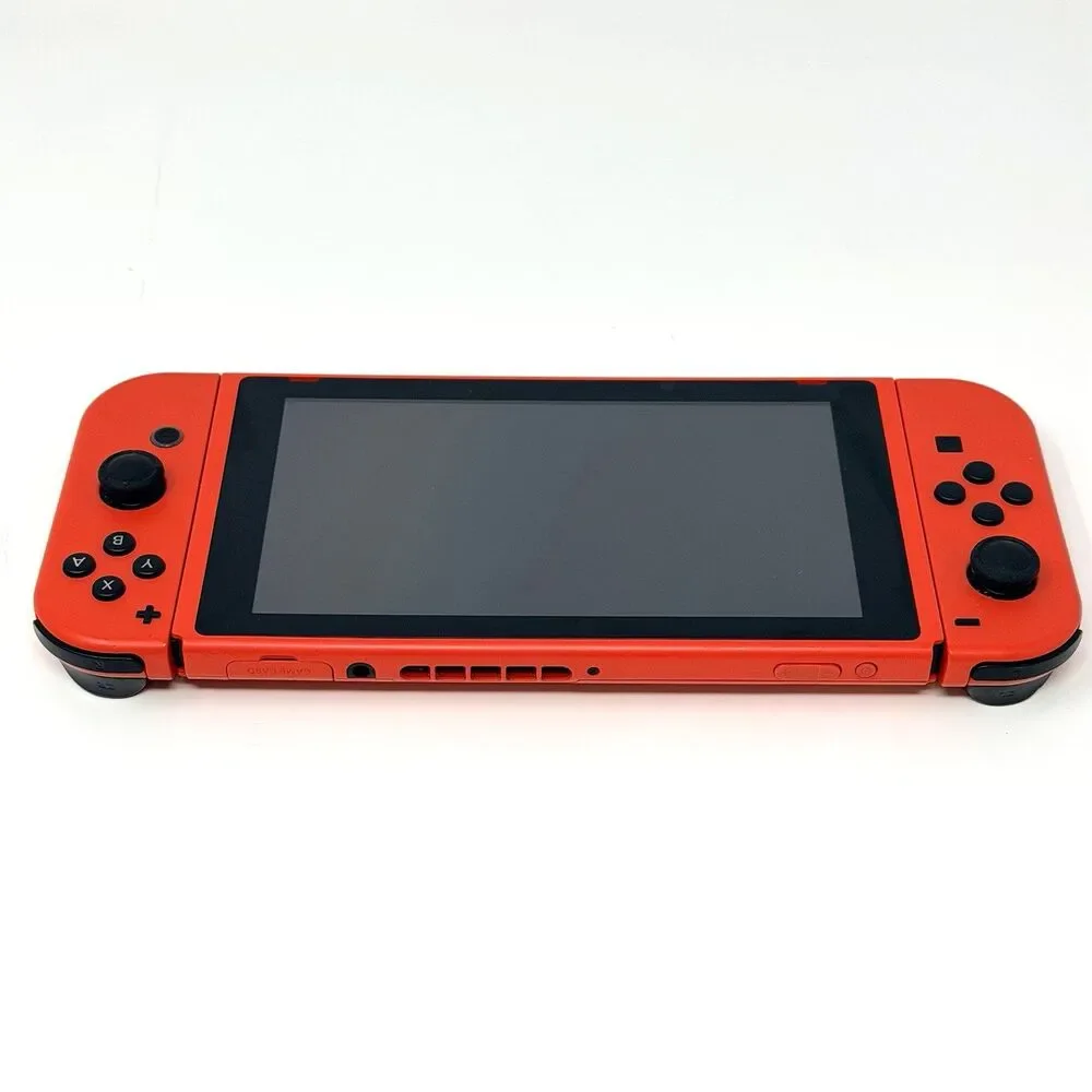 Nintendo Switch Mario Red Edition Console Red Joy Con Gaming System